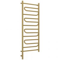 Полотенцесушитель электрический Сунержа Элегия 3.0, высота 120 см, ширина 50 см, диммер слева/справа, цвет матовое золото, 032-5818-1250/032-5819-1250