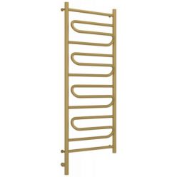 Полотенцесушитель электрический Сунержа Элегия 3.0, высота 120 см, ширина 50 см, диммер слева/справа, цвет матовое золото, 032-5818-1250/032-5819-1250
