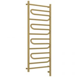 Полотенцесушитель электрический Сунержа Элегия 3.0, высота 120 см, ширина 50 см, диммер слева/справа, цвет матовое золото, 032-5818-1250/032-5819-1250