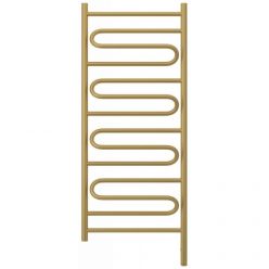 Полотенцесушитель электрический Сунержа Элегия 3.0, высота 120 см, ширина 50 см, диммер слева/справа, цвет матовое золото, 032-5818-1250/032-5819-1250