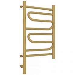Полотенцесушитель электрический Сунержа Элегия 3.0, высота 60 см, ширина 40 см, диммер слева/справа, цвет матовое золото, 032-5818-6040/032-5819-6040