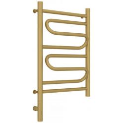 Полотенцесушитель электрический Сунержа Элегия 3.0, высота 60 см, ширина 40 см, диммер слева/справа, цвет матовое золото, 032-5818-6040/032-5819-6040