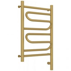 Полотенцесушитель электрический Сунержа Элегия 3.0, высота 60 см, ширина 40 см, диммер слева/справа, цвет матовое золото, 032-5818-6040/032-5819-6040