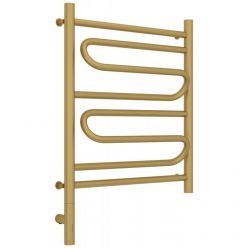 Полотенцесушитель электрический Сунержа Элегия 3.0, высота 60 см, ширина 50 см, диммер слева/справа, цвет матовое золото, 032-5818-6050/032-5819-6050