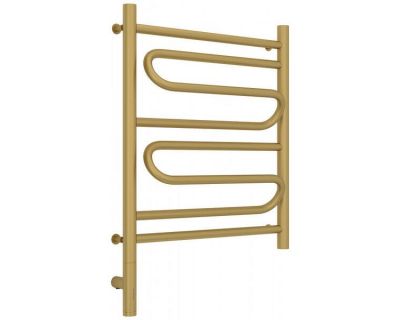 Полотенцесушитель электрический Сунержа Элегия 3.0, высота 60 см, ширина 50 см, диммер слева/справа, цвет матовое золото, 032-5818-6050/032-5819-6050