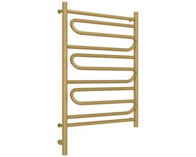 Полотенцесушитель электрический Сунержа Элегия 3.0, высота 80 см, ширина 60 см, диммер слева/справа, цвет матовое золото, 032-5818-8060/032-5819-8060