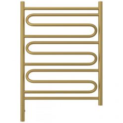 Полотенцесушитель электрический Сунержа Элегия 3.0, высота 80 см, ширина 60 см, диммер слева/справа, цвет матовое золото, 032-5818-8060/032-5819-8060