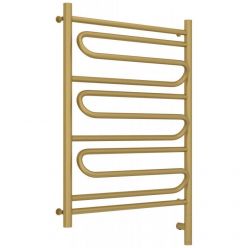 Полотенцесушитель электрический Сунержа Элегия 3.0, высота 80 см, ширина 60 см, диммер слева/справа, цвет матовое золото, 032-5818-8060/032-5819-8060