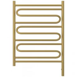 Полотенцесушитель электрический Сунержа Элегия 3.0, высота 80 см, ширина 60 см, диммер слева/справа, цвет матовое золото, 032-5818-8060/032-5819-8060