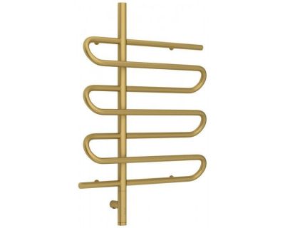 Полотенцесушитель электрический Сунержа Эпатаж 3.0, высота 80 см, ширина 60 см, диммер слева/справа, цвет матовое золото, 032-5850-8060/032-5851-8060