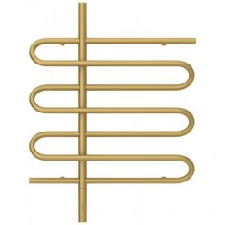 Полотенцесушитель электрический Сунержа Эпатаж 3.0, высота 80 см, ширина 60 см, диммер слева/справа, цвет матовое золото, 032-5850-8060/032-5851-8060