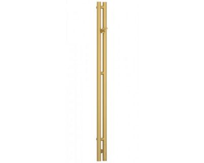 Полотенцесушитель электрический Сунержа Нюанс 3.0, высота 120 см, ширина 10 см, диммер справа, цвет матовое золото, 032-5843-1253