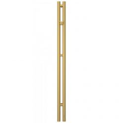 Полотенцесушитель электрический Сунержа Нюанс 3.0, высота 120 см, ширина 10 см, диммер справа, цвет матовое золото, 032-5843-1253