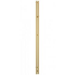 Полотенцесушитель электрический Сунержа Нюанс 3.0, высота 180 см, ширина 10 см, диммер справа, цвет матовое золото, 032-5843-1853