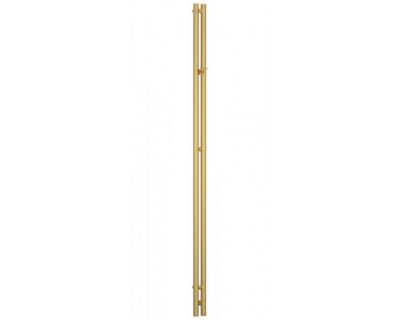 Полотенцесушитель электрический Сунержа Нюанс 3.0, высота 180 см, ширина 10 см, диммер справа, цвет матовое золото, 032-5843-1853