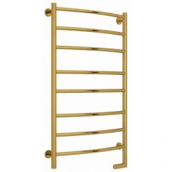 Полотенцесушитель электрический Сунержа Галант 2.0, высота 100 см, ширина 60 см, диммер слева/справа, цвет золото, 03-5200-1060/03-5201-1060