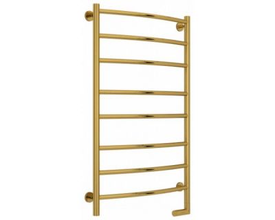 Полотенцесушитель электрический Сунержа Галант 2.0, высота 100 см, ширина 60 см, диммер слева/справа, цвет золото, 03-5200-1060/03-5201-1060