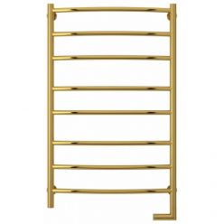 Полотенцесушитель электрический Сунержа Галант 2.0, высота 100 см, ширина 60 см, диммер слева/справа, цвет золото, 03-5200-1060/03-5201-1060