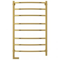 Полотенцесушитель электрический Сунержа Галант 2.0, высота 100 см, ширина 60 см, диммер слева/справа, цвет золото, 03-5200-1060/03-5201-1060