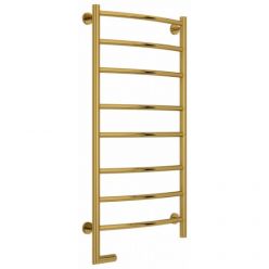 Полотенцесушитель электрический Сунержа Галант 2.0, высота 100 см, ширина 50 см, диммер слева, цвет золото, 03-5200-1050