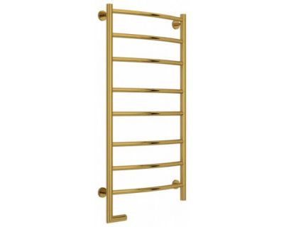 Полотенцесушитель электрический Сунержа Галант 2.0, высота 100 см, ширина 50 см, диммер слева, цвет золото, 03-5200-1050