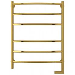 Полотенцесушитель электрический Сунержа Галант 2.0, высота 80 см, ширина 60 см, диммер справа, цвет золото, 03-5201-8060