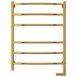 Полотенцесушитель электрический Сунержа Галант 2.0, высота 80 см, ширина 60 см, диммер справа, цвет золото, 03-5201-8060