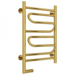 Полотенцесушитель электрический Сунержа Элегия 2.0, высота 60 см, ширина 40 см, диммер слева/справа, цвет золото, 03-5218-6040/03-5219-6040