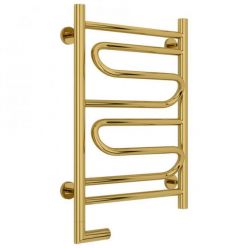 Полотенцесушитель электрический Сунержа Элегия 2.0, высота 60 см, ширина 40 см, диммер слева/справа, цвет золото, 03-5218-6040/03-5219-6040