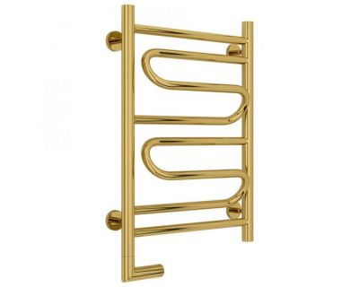 Полотенцесушитель электрический Сунержа Элегия 2.0, высота 60 см, ширина 40 см, диммер слева/справа, цвет золото, 03-5218-6040/03-5219-6040