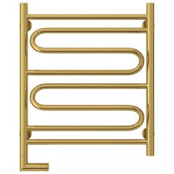 Полотенцесушитель электрический Сунержа Элегия 2.0, высота 60 см, ширина 50 см, диммер слева/справа, цвет золото, 03-5218-6050/03-5219-6050