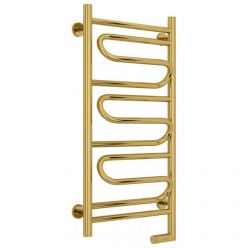 Полотенцесушитель электрический Сунержа Элегия 2.0, высота 80 см, ширина 40 см, диммер справа, цвет шампань, 03-5219-8040