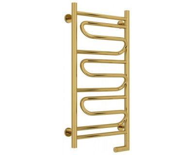 Полотенцесушитель электрический Сунержа Элегия 2.0, высота 80 см, ширина 40 см, диммер справа, цвет шампань, 03-5219-8040