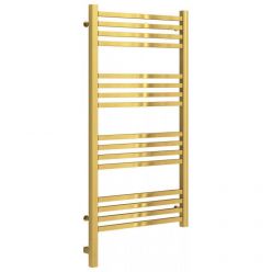 Полотенцесушитель электрический Сунержа Модус 3.0, высота 100 см, ширина 50 см, диммер слева/справа, цвет золото, 03-5700-1050/03-5701-1050