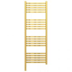 Полотенцесушитель электрический Сунержа Модус 3.0, высота 120 см, ширина 40 см, диммер слева/справа, цвет золото, 03-5700-1240/03-5701-1240