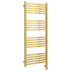 Полотенцесушитель электрический Сунержа Модус 3.0, высота 120 см, ширина 50 см, диммер слева/справа, цвет золото, 03-5700-1250/03-5701-1250