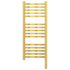 Полотенцесушитель электрический Сунержа Модус 3.0, высота 80 см, ширина 30 см, диммер слева/справа, цвет золото, 03-5700-8030/03-5701-8030