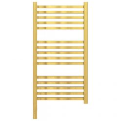 Полотенцесушитель электрический Сунержа Модус 3.0, высота 80 см, ширина 40 см, диммер слева/справа, цвет золото, 03-5700-8040/03-5701-8040