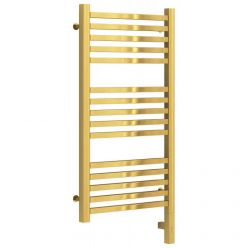 Полотенцесушитель электрический Сунержа Модус 3.0, высота 80 см, ширина 40 см, диммер слева/справа, цвет золото, 03-5700-8040/03-5701-8040