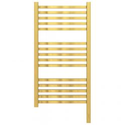 Полотенцесушитель электрический Сунержа Модус 3.0, высота 80 см, ширина 40 см, диммер слева/справа, цвет золото, 03-5700-8040/03-5701-8040