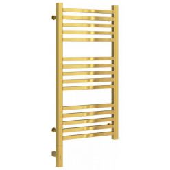 Полотенцесушитель электрический Сунержа Модус 3.0, высота 80 см, ширина 40 см, диммер слева/справа, цвет золото, 03-5700-8040/03-5701-8040