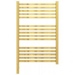 Полотенцесушитель электрический Сунержа Модус 3.0, высота 80 см, ширина 50 см, диммер слева, цвет золото, 03-5700-8050