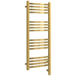 Полотенцесушитель электрический Сунержа Аркус 3.0, высота 100 см, ширина 40 см, диммер слева/справа, цвет золото 03-5704-1040/03-5705-1040