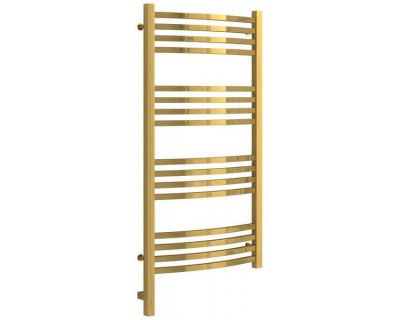 Полотенцесушитель электрический Сунержа Аркус 3.0, высота 100 см, ширина 50 см, диммер слева/справа, цвет золото, 03-5704-1050/03-5705-1050