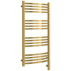 Полотенцесушитель электрический Сунержа Аркус 3.0, высота 100 см, ширина 50 см, диммер слева/справа, цвет золото, 03-5704-1050/03-5705-1050