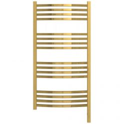 Полотенцесушитель электрический Сунержа Аркус 3.0, высота 100 см, ширина 50 см, диммер слева/справа, цвет золото, 03-5704-1050/03-5705-1050