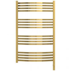 Полотенцесушитель электрический Сунержа Аркус 3.0, высота 100 см, ширина 60 см, диммер слева/справа, цвет золото, 03-5704-1060/03-5705-1060