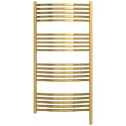 Полотенцесушитель электрический Сунержа Аркус 3.0, высота 120 см, ширина 60 см, диммер слева/справа, цвет золото, 03-5704-1260/03-5705-1260