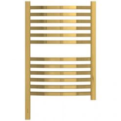 Полотенцесушитель электрический Сунержа Аркус 3.0, высота 60 см, ширина 40 см, диммер слева/справа, цвет золото, 03-5704-6040/03-5705-6040