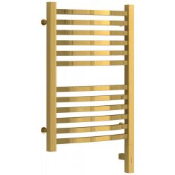 Полотенцесушитель электрический Сунержа Аркус 3.0, высота 60 см, ширина 40 см, диммер слева/справа, цвет золото, 03-5704-6040/03-5705-6040